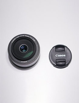 [대여] 캐논 EF-M 22mm F2 STM 팬케이크 렌즈